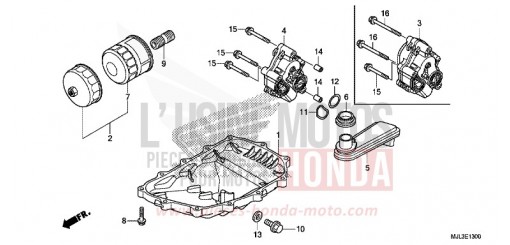 OIL PAN/OIL PUMP NC750XAE de 2014